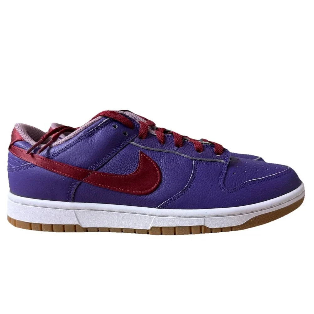 Nike By You Dunk Low Plum Leather | FNO569-900 Size Men 11 Women 12.5